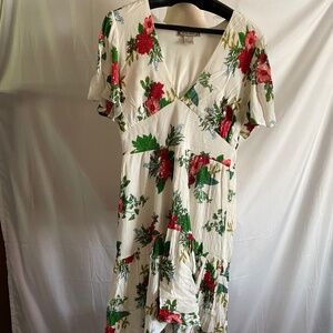 EUC Flying Tomato High-Low Flutter Sleeve Dress Small